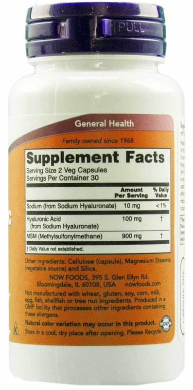 Ácido Hialurónico com MSM