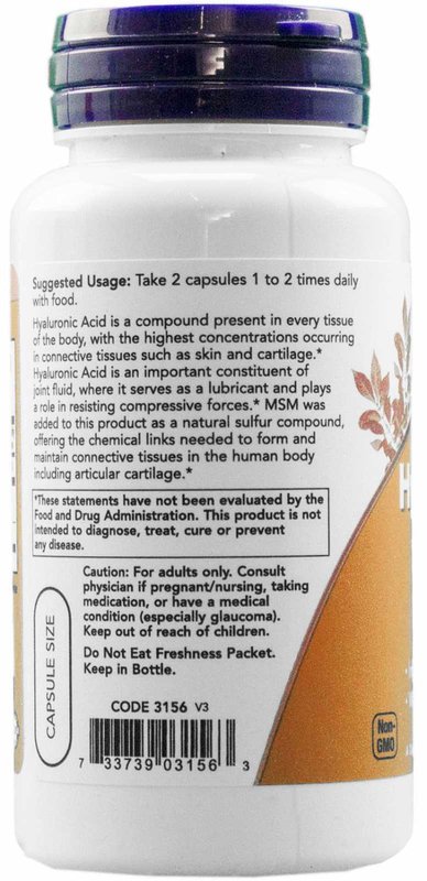 Ácido Hialurónico com MSM