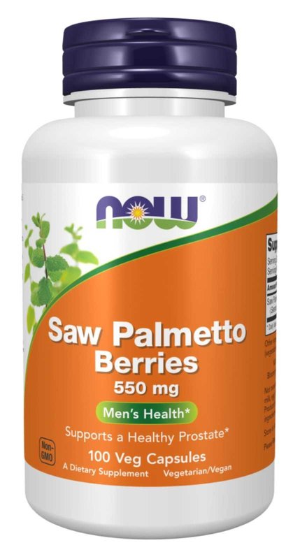 Bagas de Saw Palmetto 550mg