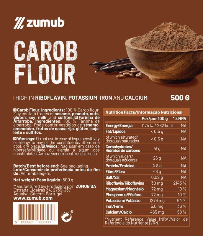 Farinha de alfarroba