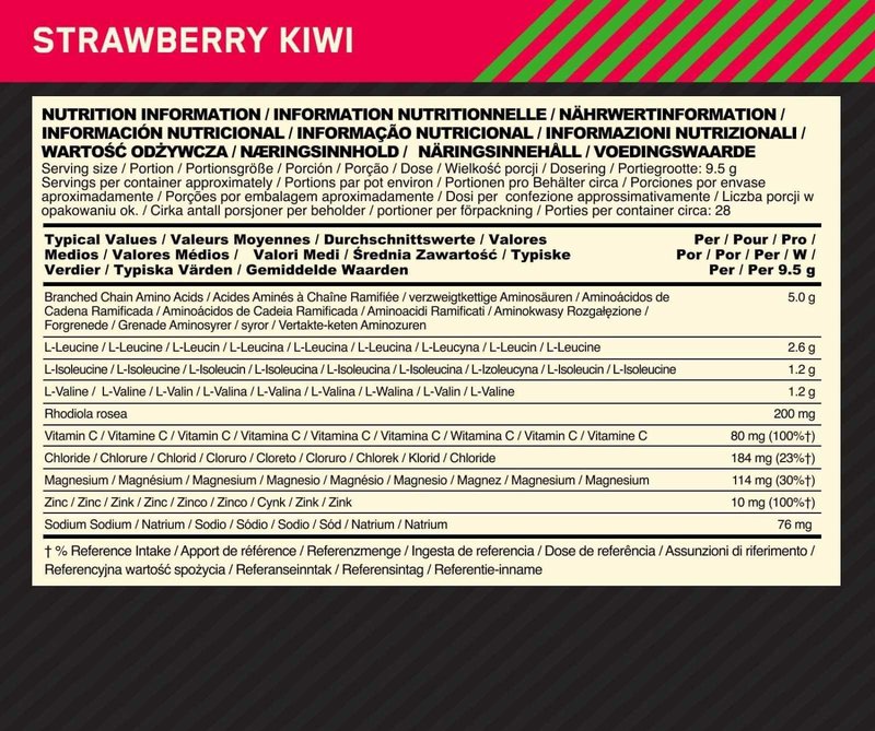 Gold Standard BCAA T&S