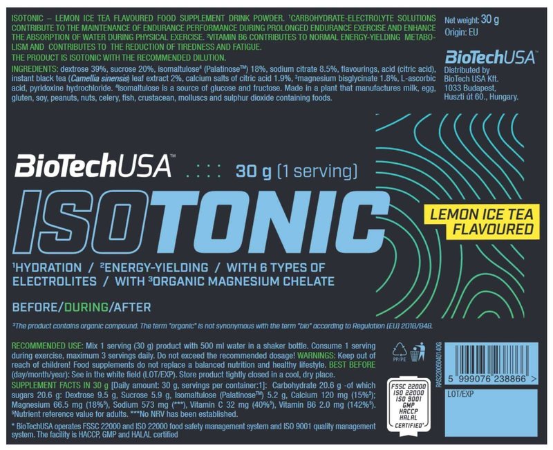 Isotonic Hydrate & Energize