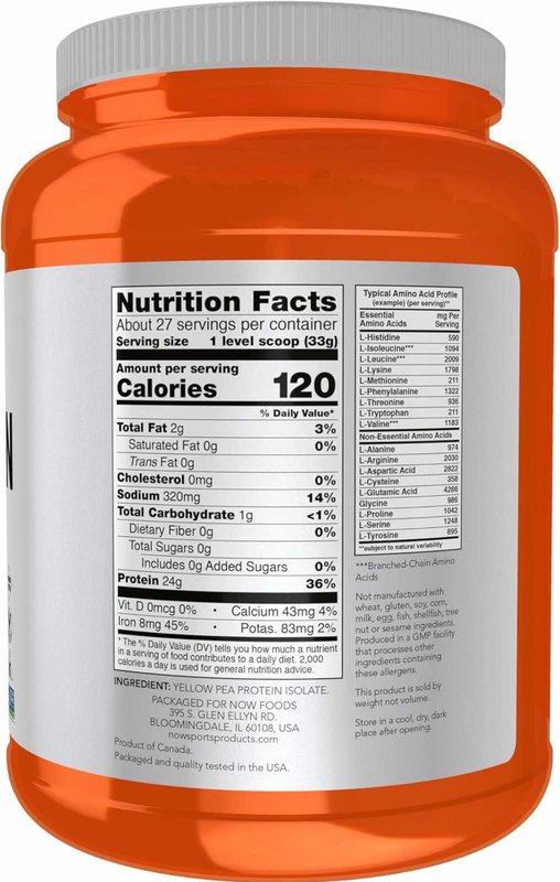 Proteína de Ervilha Sem Sabor