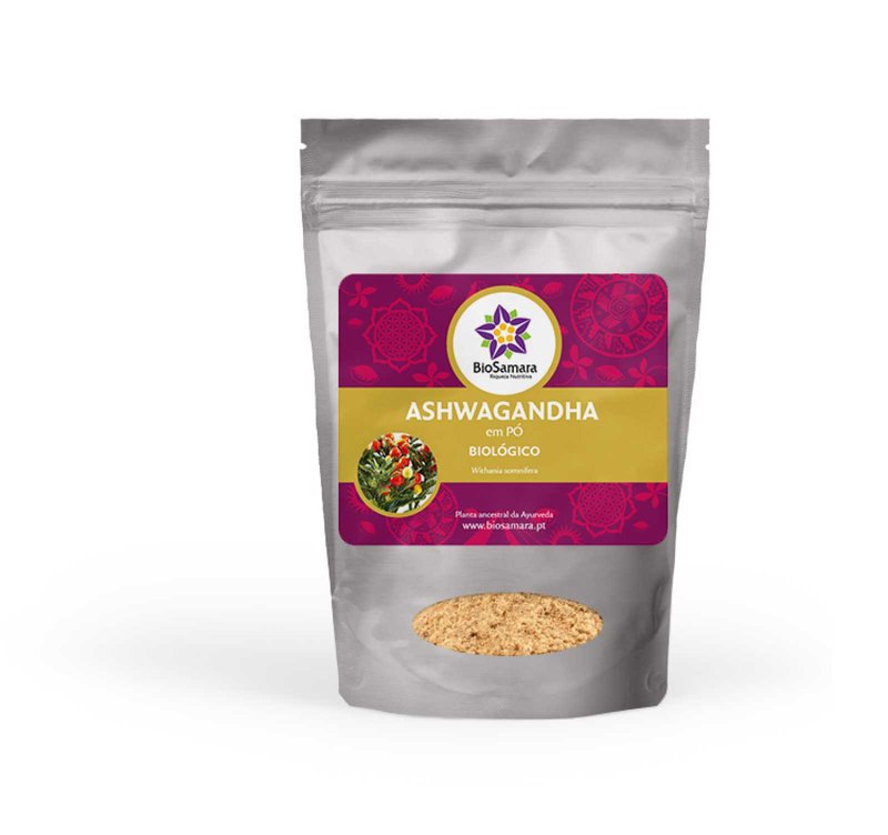 Raiz de Ashwaganda em pó Biológica
