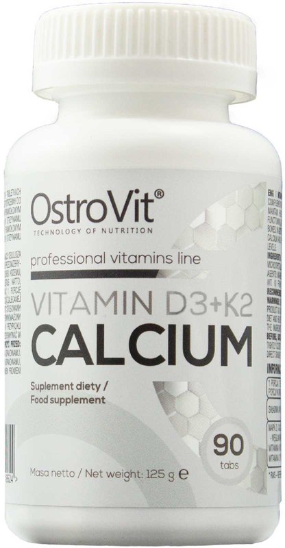 Vitamina D3+K2 Cálcio