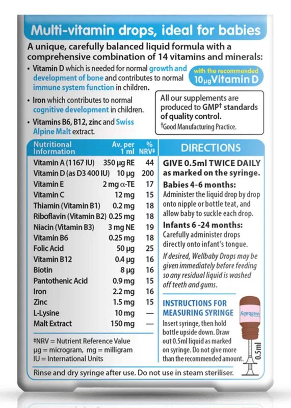 Wellbaby Multivitamínico em Gotas