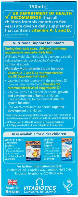 Wellkid Baby Multivitamin liquid